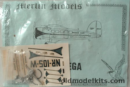 Merlin Models 1/72 Lockheed Vega / Winnie Mae Bagged plastic model kit